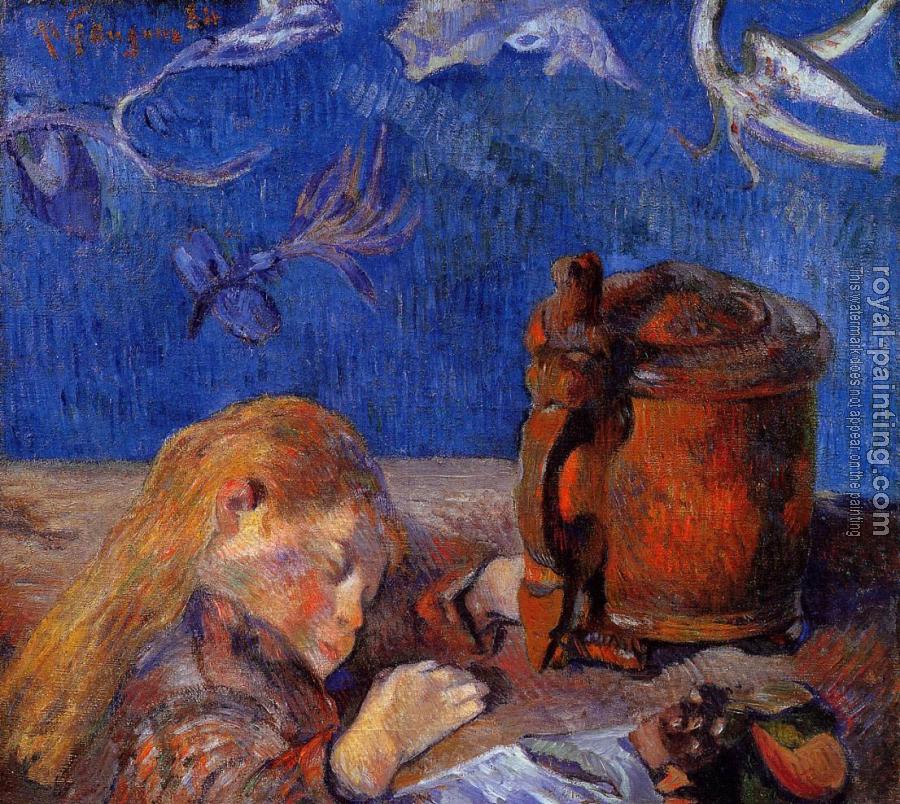 Paul Gauguin : Clovis Gauguin Asleep Paul Gauguin : Clovis Gauguin Asleep